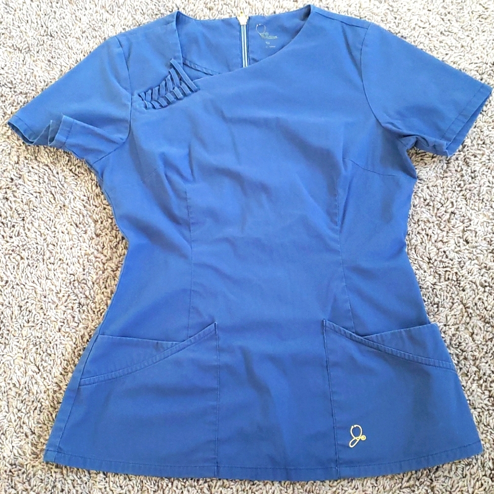 XS Jaanuu Navy Scrub Top